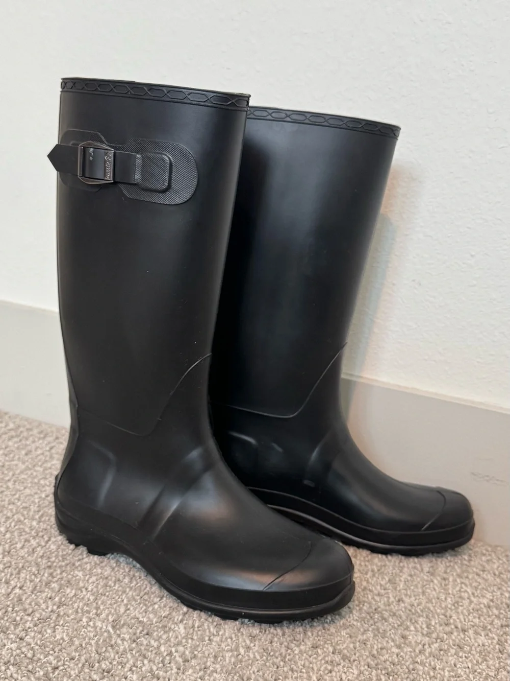 Kamik Black Tall Rain Boots